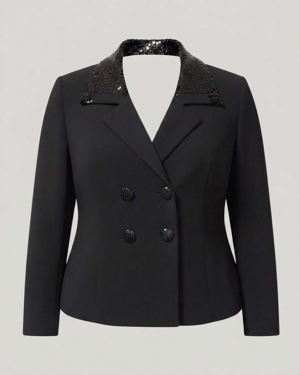 Lois Snyder Womens Vintage Short Double Breasted Beaded Evening Jacket 10